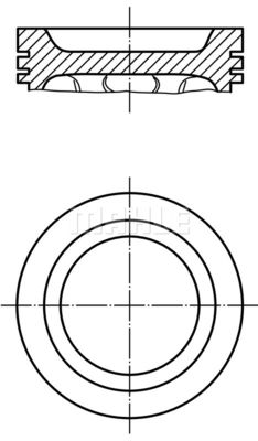  0296500 MAHLE Поршень