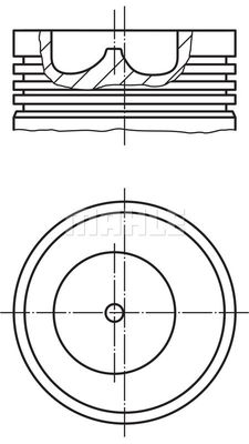  0159210 MAHLE Поршень