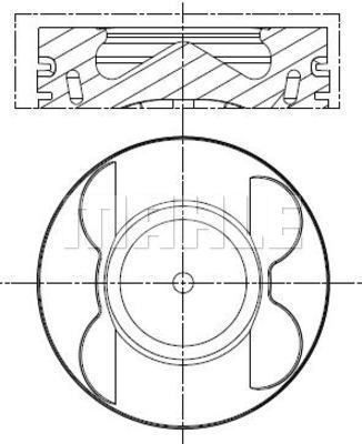  001PI00190002 MAHLE Поршень