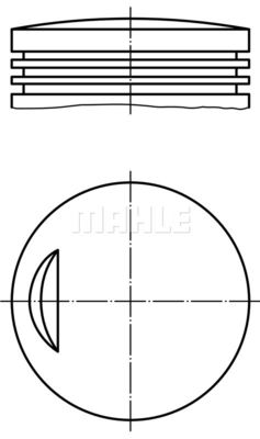  0075201 MAHLE Поршень