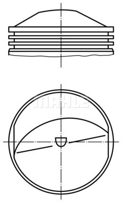  5037100 MAHLE Поршень