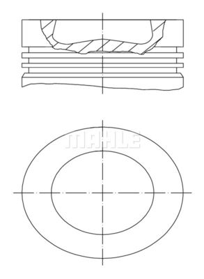  028PI00121002 MAHLE Поршень