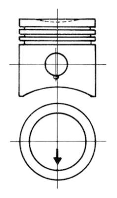  92450600 KOLBENSCHMIDT Поршень