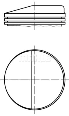  0017400 MAHLE Поршень