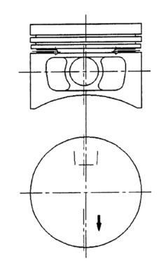  92396613 KOLBENSCHMIDT Поршень