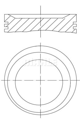  0831001 MAHLE Поршень