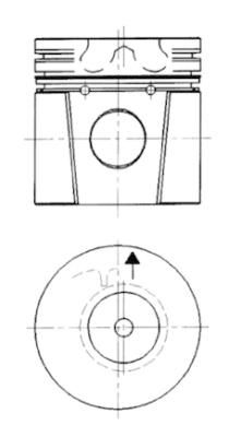  92253610 KOLBENSCHMIDT Поршень