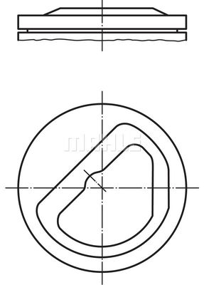  0824000 MAHLE Поршень