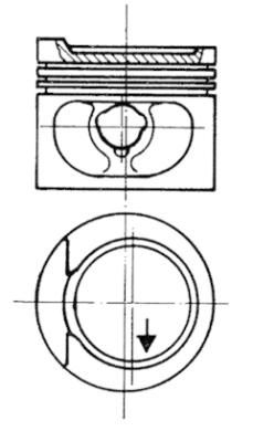  93872610 KOLBENSCHMIDT Поршень