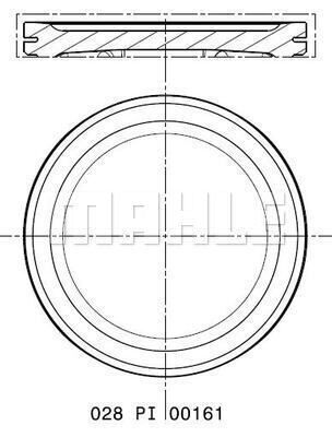  028PI00161002 MAHLE Поршень