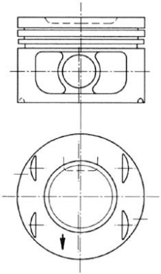  94673710 KOLBENSCHMIDT Поршень