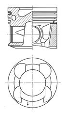  41266600 KOLBENSCHMIDT Поршень