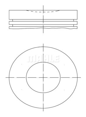  0401601 MAHLE Поршень