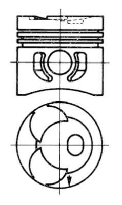  92800630 KOLBENSCHMIDT Поршень