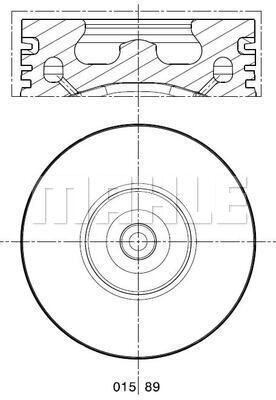  0158900 MAHLE Поршень