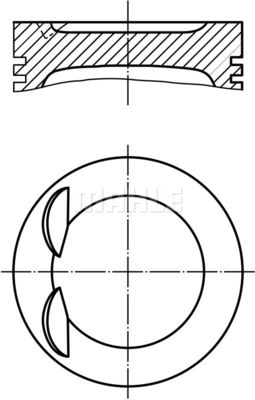  0010601 MAHLE Поршень