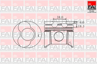  PK5000 FAI AutoParts Поршень