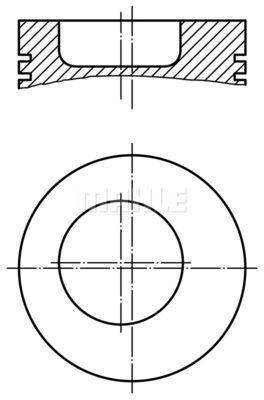  0044510 MAHLE Поршень