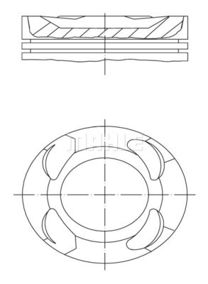  081PI00125000 MAHLE Поршень