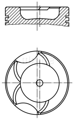  0146501 MAHLE Поршень