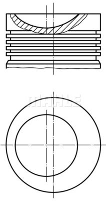  0348300 MAHLE Поршень