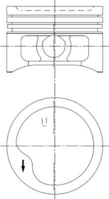  97286600 KOLBENSCHMIDT Поршень