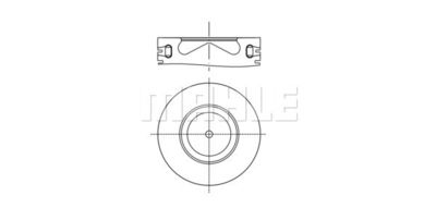  033PI00101001 MAHLE Поршень