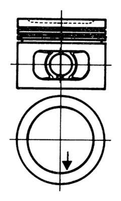  93116700 KOLBENSCHMIDT Поршень
