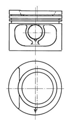  93876620 KOLBENSCHMIDT Поршень