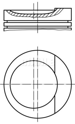  0347902 MAHLE Поршень