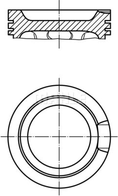  0331600 MAHLE Поршень