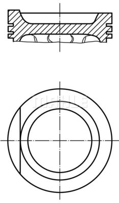  0299000 MAHLE Поршень