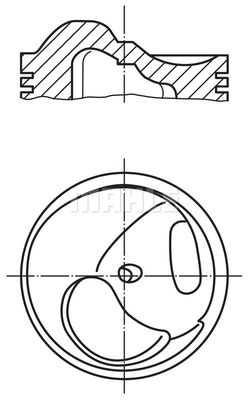  0023310 MAHLE Поршень