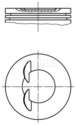  5039102 MAHLE Поршень