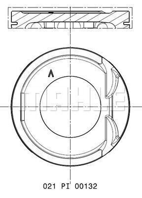  021PI00132000 MAHLE Поршень