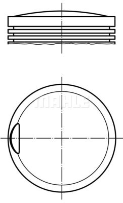  0022801 MAHLE Поршень