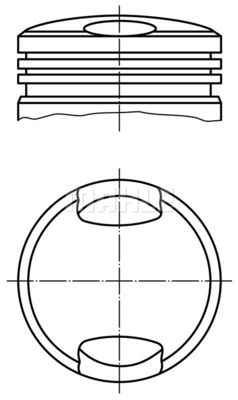  0813000 MAHLE Поршень