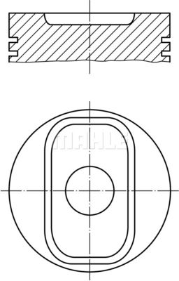  640PI00117001 MAHLE Поршень