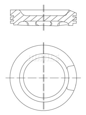  0330400 MAHLE Поршень