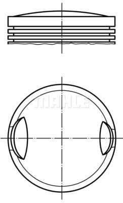  0027701 MAHLE Поршень