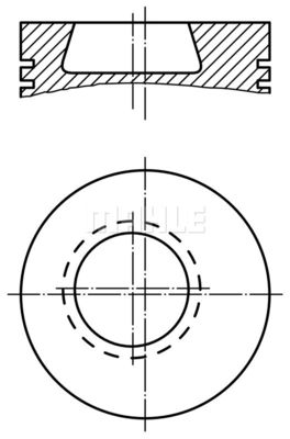  0029800 MAHLE Поршень