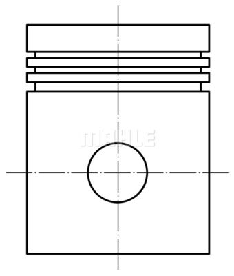  0018300 MAHLE Поршень