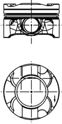  40653600 KOLBENSCHMIDT Поршень