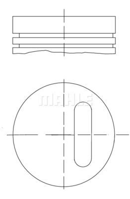  0210200 MAHLE Поршень