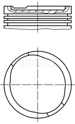  0116511 MAHLE Поршень