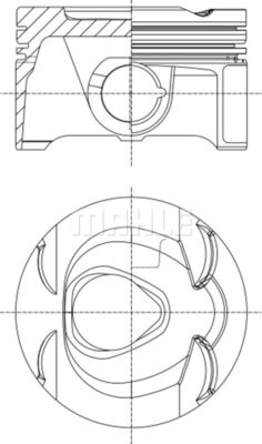  013PI00149000 MAHLE Поршень