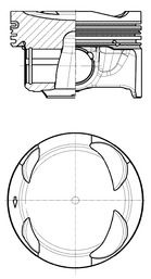  41108600 KOLBENSCHMIDT Поршень