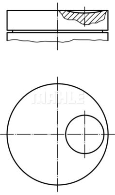  0145702 MAHLE Поршень