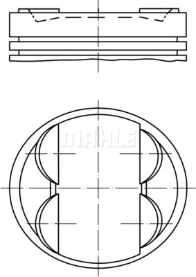  503PI00100000 MAHLE Поршень