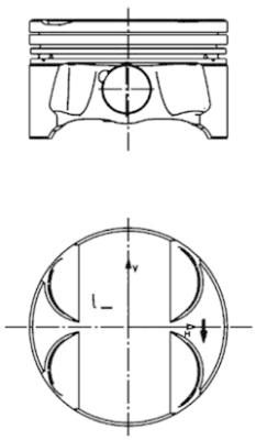  99772610 KOLBENSCHMIDT Поршень